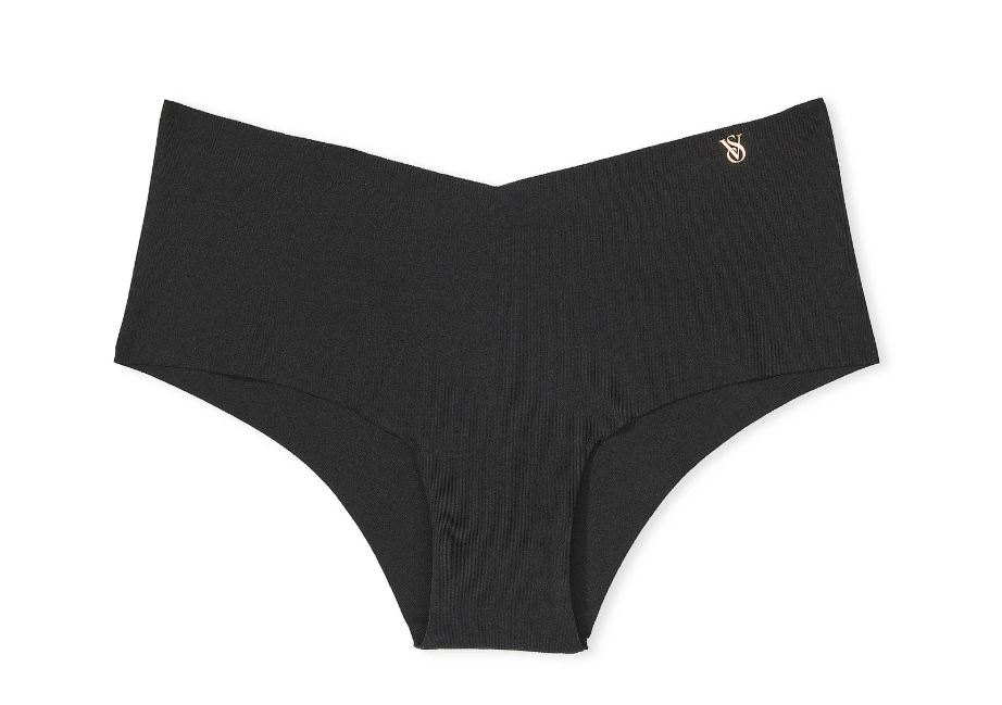 Panti cheeki invisible de algodón negro XS